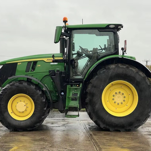 รถแทรกเตอร์มือสองคุณภาพสูงราคาดีที่สุด ยี่ห้อ John Deere รุ่น 6R 215 สำหรับขาย/ เหมาะสำหรับเก็บเกี่ยวข้าวโพด แครอท ข้าว ถั่วลิสง ข้าวสาลี - Product Image 1
