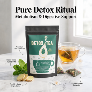 Thé Détox Herbal Personnalisé en Gros avec Logo OEM, Thé Minceur 14 Jours aux Herbes, au Thé Vert, aux Feuilles de Séné et au Gingembre - Product Image 1