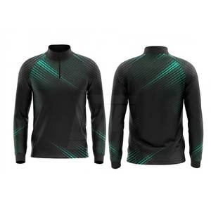 เสื้อแจ็คเก็ตซับลิเมชั่นแบบซิปครึ่งตัวสำหรับผู้ชาย สวมใส่สบาย ประสิทธิภาพสูง เหมาะสำหรับออกกำลังกายและฝึกซ้อม - Product Image 3