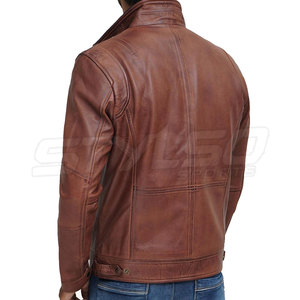 Lightweight Leather <b>Jacket</b> for <b>Men</b> Cheap Price New Stylish Leather <b>Jacket</b> Made in Pakistan - Product Image 4