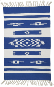 Alfombra Rectangular Floral Moderna, Tejida a Mano en Algodón, con Reverso Resistente, Lavable a Máquina, para Hogar, Camping y Ejercicio - Product Image 3