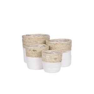 Customized Sizes Rattan <b>Basket</b> Set Of Four High Quality Designer <b>Basket</b> Round Shape Fancy Wholesale Rattan <b>Basket</b> - Product Image 1