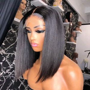 Tóc Việt Nam thô cùn cắt tóc giả <span class=keywords><strong>Bob</strong></span> ren phía trước cùn cắt ngắn <span class=keywords><strong>Bob</strong></span> ren phía trước Tóc Giả glueless đôi rút thẳng tóc giả <span class=keywords><strong>Bob</strong></span> - Product Image 4