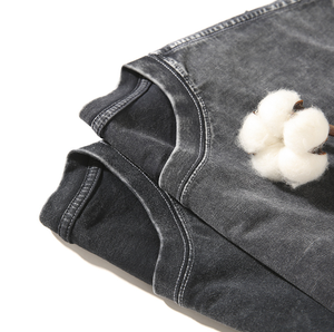 260g Heavy Vintage Do Old Washed Stone Mill camiseta verano hombres High Street manga corta lavado marca camiseta Mujer - Product Image 5