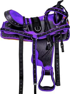 Silla de Montar Sintética Premium Optimizada para Carreras de Barriles Rodeo Trail, Duradera y Cómoda, Estilo Western - Product Image 2