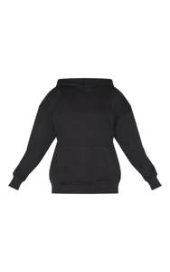 High Demand Black Premium Drop Shoulder Sudadera con capucha básica de gran tamaño para mujer Sudaderas con capucha antiarrugas y transpirables Sudadera con cremallera para mujer - Product Image 5