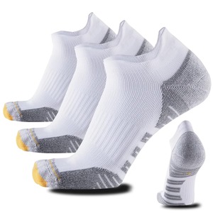 Calcetines deportivos personalizables para hombre con bordado antisuciedad, calcetines atléticos tejidos de poliéster Spandex resistentes a enganches - Product Image 5