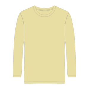 Camiseta de Manga Larga para Hombre, Cuello Redondo, 100% Algodón Orgánico de Lujo, Preencogida, Certificada por GOTS, Premium, Transpirable - Product Image 3