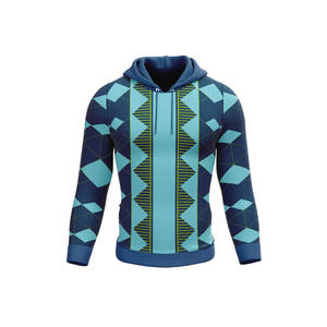 Último diseñador 100% Sudadera de algodón Premium 3D Sudadera con capucha Logotipo personalizado Streetwear Pullover para hombres - Product Image 1