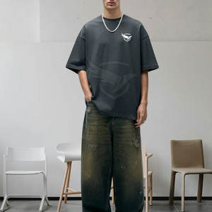 2025 camiseta de gran tamaño personalizada de alta calidad Algodón poliéster último diseño camiseta de gran tamaño hecha en Pakistán - Product Image 2