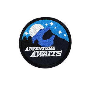 Insigne de logo brodé de conception personnalisée le plus populaire insigne de haute qualité brodé à coudre au fer pour vêtements - Product Image 2