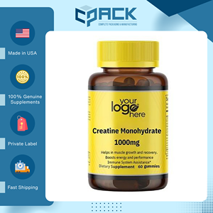 Competitive Market Price of USA Made <b>Creatine</b> <b>Monohydrate</b> Dietary Supplement Gummies 1 Gram (1000 Mg) for Bulk Buyers - Product Image 2
