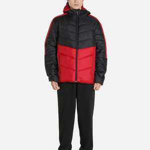 แจ็กเก็ตปลาปักเป้าแขนยาวสำหรับผู้ชายสีพื้นปกตั้ง - Product Image 5