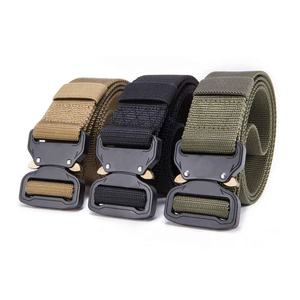 Nouvelle arrivée Ceinture en nylon robuste pour hommes Sangle de ceinture réglable avec boucle en métal - Product Image 6