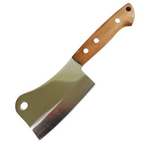 Cuchillo de carnicero de acero inoxidable personalizado hecho a mano con mango de madera de Fresno cuchillo de cocina cuchillo de chef para regalos DIY compatible con OEM - Product Image 1
