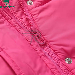 Hot Style Double Breasted Solid Breathable Cotton Long Slim Casual <b>Hooded</b> <b>Cardigan</b> Puffer Jacket for <b>Women</b> - Product Image 5