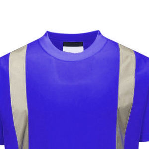 Ropa de trabajo de talla grande camiseta de seguridad personalizada Hi Vis reflectante trabajo seguridad Camiseta 100% algodón Industrial alta visibilidad camiseta - Product Image 2