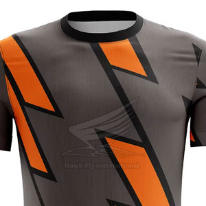 Chemises de football de haute qualité à col rond pour hommes Tissu en polyester Services OEM Maillot de football de football - Product Image 4