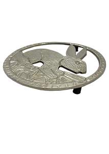 Salvamanteles decorativo de aluminio, ollas calientes, sartenes, platos, alfombrilla y almohadilla de protección de mesa - Product Image 3