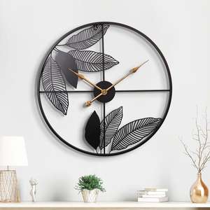Reloj de pared de Metal hecho a mano clásico, forma Vertical única, aguja de cuarzo, decoración del hogar para dormitorio, sala de estar para boda, venta al por mayor - Product Image 4
