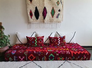 Ensemble de canapés orientaux-Éponge en coton de qualité-200x80x20 cm-N'importe quelle couleur est possible. - Product Image 2