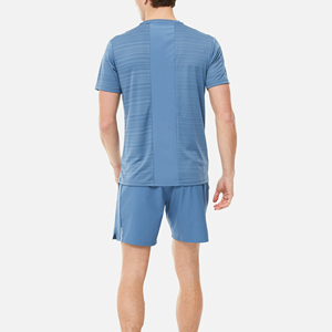 Meilleure vente de haute qualité sur mesure chemise d'entraînement pour hommes et court séchage rapide anti-rides chemise de gymnastique et court à prix réduit - Product Image 4