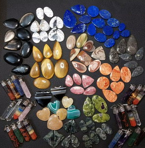 Natural Cabochon Lot: Hand Picked Gemstone Mix Polished Loose Gemstones for Jewelry and Gemstone Crafting Mixed Stone Lot - Product Image 1