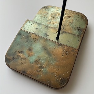 Juego de Quemadores de Incienso Altamente Detallado con Delicado Trabajo en Metal de Latón, Estilo Antiguo de Arte Moderno, Revestimiento Plateado, Color y Tamaño Personalizables - Product Image 6