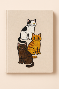 Cahier de luxe sur le thème des animaux Journal perlé fait main unique brodé taille A4 A5 esthétique pour cahier de fournitures scolaires - Product Image 5