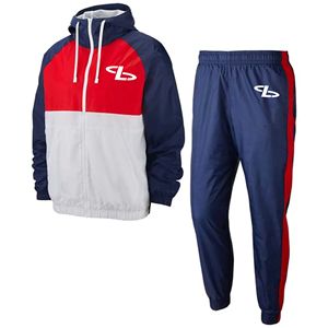 Ensemble de jogging personnalisé Survêtement avec fermeture éclair délavé à l'acide Survêtement à capuche et pantalon de survêtement évasé à jambe droite Survêtement pour hommes - Product Image 1