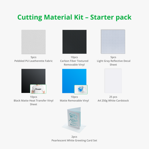 Kit de matériel de découpe Starter Pack avec tapis à forte adhérence et tapis à adhérence légère pour les fournitures d'artisanat - Product Image 3