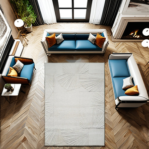 Alfombra de poliéster de la mejor calidad Goldenmoon, alfombras y juegos de área fantásticos OEM, hermoso diseño Lurex a excelentes precios, ¡directamente a Turquía! - Product Image 1