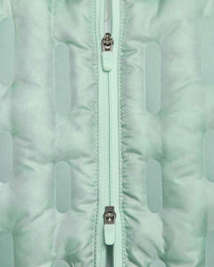 Logotipo personalizado de moda de invierno con cremallera sin mangas de cuello alto acolchado impermeable para hombres y mujeres acolchado Reversible chaleco acolchado - Product Image 4