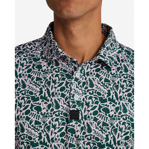 Vente en gros de polos de golf d'été en coton pur brodés personnalisés pour hommes, infroissables, anti-transpiration - Product Image 4