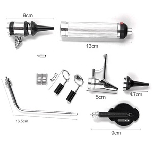 Kit professionnel de diagnostic d'otoscope d'endoscope de soin d'oreille d'ORL de docteur à la maison médical avec le nettoyeur portatif d'oreille d'otoscope de 8 bouts LED - Product Image 1