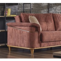 Sofá Chesterfield de Tres Plazas Verona, Diseño Europeo de Lujo Moderno, Estilo Italiano, para Apartamento, Almacén, Sala de Estar, Hotel, Villa