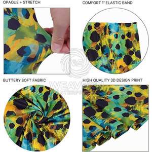 Leggings de yoga pour femmes, design tendance, taille haute, respirants, style décontracté, tricotés, écologiques, en spandex/nylon, longueur intégrale - Product Image 6