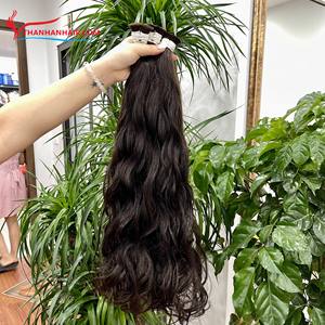 Cheveux de qualité supérieure Vague naturelle En vrac non transformés Cheveux humains vierges Extensions de cheveux russes Prix de gros de l'usine - Product Image 4