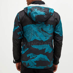 Veste coupe-vent pour homme, randonnée en plein air, veste coupe-vent à séchage rapide, veste coupe-vent athlétique légère pour homme - Product Image 2