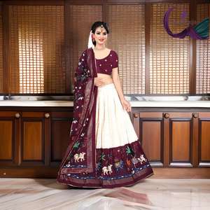 Robe de mariée modeste pour femmes Lehnga Choli pour les mariages indiens traditionnels - Product Image 1
