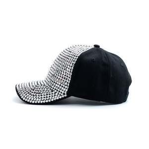 <b>Summer</b> Luxury Sequined Rhinestone Pearl Diamonds Baseball Cap <b>Hat</b> Snapback Girl Hip Hop <b>Hat</b> Party Club Cap for <b>Women</b> - Product Image 3