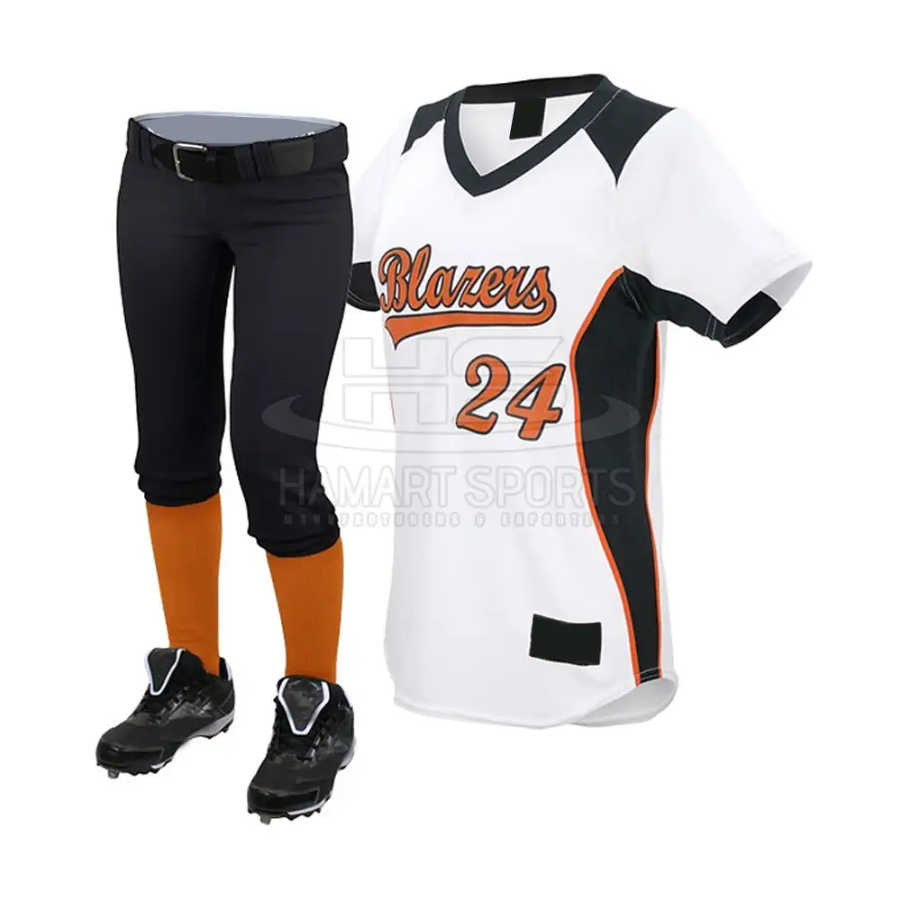 Diseña tu propia sublimación para hombres, conjuntos de uniformes de softbol de manga corta con el logotipo del nombre del equipo, uniforme de Softbol