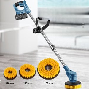 <span class=keywords><strong>Brosse</strong></span> <span class=keywords><strong>de</strong></span> <span class=keywords><strong>Nettoyage</strong></span> <span class=keywords><strong>Électrique</strong></span> Rétractable <span class=keywords><strong>pour</strong></span> Usage Domestique, <span class=keywords><strong>Salle</strong></span> <span class=keywords><strong>de</strong></span> <span class=keywords><strong>Bain</strong></span>, Cour, Balayage et Polissage - Product Image 1