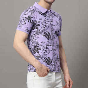 Ropa de talla grande de alta calidad, camiseta Polo para hombre, impresión personalizada, cuello redondo, Manga corta en blanco, 100% algodón, camiseta lisa para hombre - Product Image 6