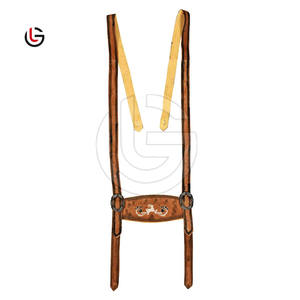 New Stylish Bavarian <b>Shorts</b> Cow Split <b>Men</b> Wholesale Price Customized Design Bavarian <b>Shorts</b> - Product Image 4