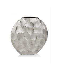 Vase à fleurs en métal martelé au design unique Vase de table moderne Vase décoratif en aluminium pour la maison et le bureau Décor de salon - Product Image 5