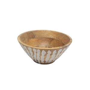 Handmade Bulk Wooden Round Shape Fruit Bowl for Tabletop Kitchenware Salad Bowl Home & Hotels Food & Snacks Serving Bowls - Product Image 1