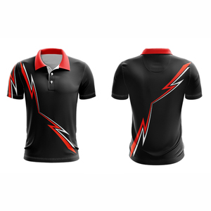Chemise de golf de haute qualité respirante imprimée à séchage rapide ajustée en polyester et élasthanne avec logo personnalisé par sublimation Broderie de luxe décontractée - Product Image 6