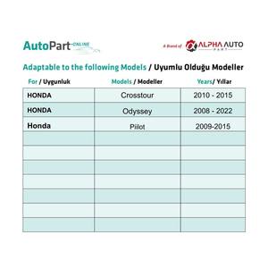 Clip de Parachoques para Honda Crosstour Odyssey Pilot - 1 Pieza - Product Image 4