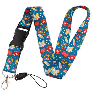 สายคล้องคอแบบแยกออกได้สำหรับผู้หญิงสายคล้องเพื่อความปลอดภัยแบบปลดเร็วสำหรับป้ายบัตรประจำตัวสายคล้องพวงกุญแจแบบหนีบที่ถอดออกได้ - Product Image 6